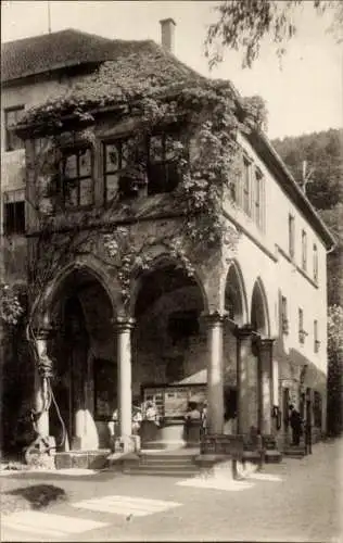 Ak Heidelberg am Neckar, Brunnenhalle am Soldatenbau