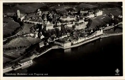 Ak Meersburg am Bodensee, Fliegeraufnahme