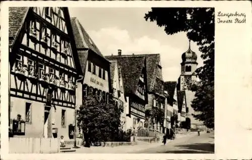 Ak Langenburg in Württemberg, Innere Stadt