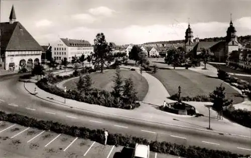 Ak Freudenstadt im Schwarzwald, unterer Marktplatz