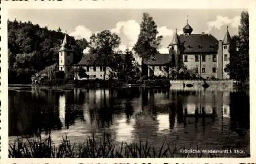 Ak Trockenborn Wolfersdorf in Thüringen, Gasthof Fröhliche Wiederkunft zum Keller