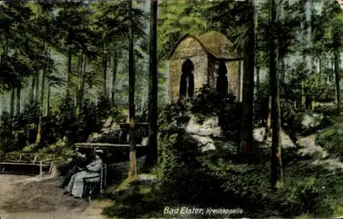 Ak Bad Elster im Vogtland, Kreuzkapelle