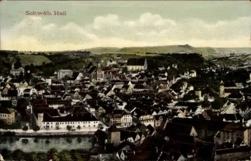 Ak Schwäbisch Hall in Württemberg, Gesamtansicht