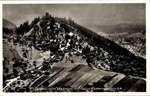 Ak Zavelstein im Schwarzwald Württemberg, Gesamtansicht