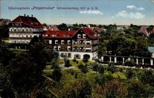 Ak Schwarzenberg Schömberg im Schwarzwald Württemberg, Erholungsheim Pilgerruhe