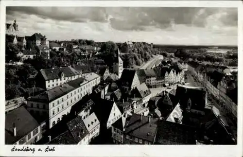 Ak Landsberg am Lech Oberbayern, Gesamtansicht