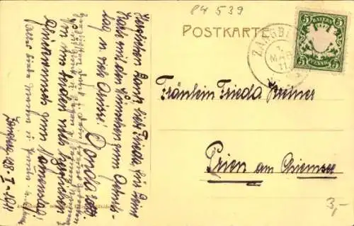 Ak Zangberg in Oberbayern, Pensionat