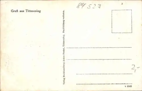 Ak Tittmoning in Oberbayern, Salzachbrücke