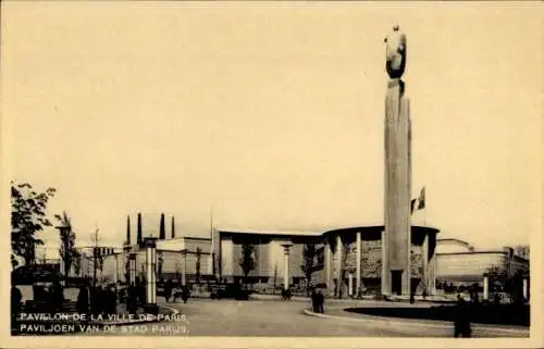 Ak Brüssel Brüssel, Ausstellung 1935, Pavillon der Stadt Paris