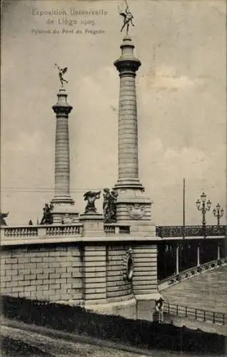 Ak Lüttich Lüttich Wallonien, Pylone der Pont de Fragnée