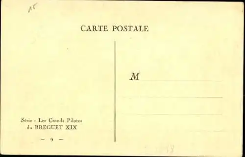 Ak Capitaine Arrachart, Flugpionier