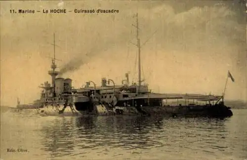 Ak Französisches Kriegsschiff Le Hoche