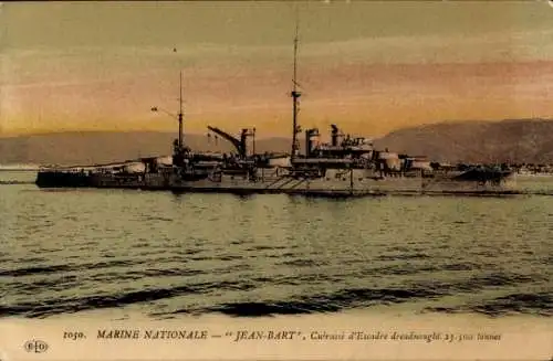 Ak Französisches Kriegsschiff Jean-Bart