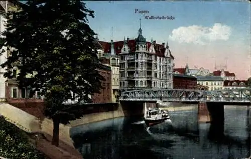 Ak Poznań Posen, Wallischeibrücke