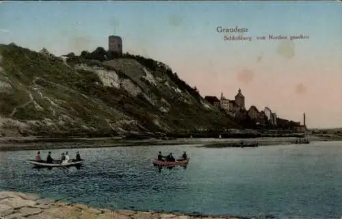 Ak Grudziądz Graudenz Westpreußen, Schlossberg, Blick von Norden