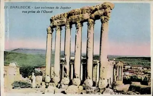 Ak Baalbek Libanon, Jupitertempel