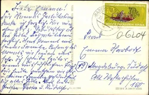 Ak Barchfeld an der Werra Thüringen, Dorfmotiv