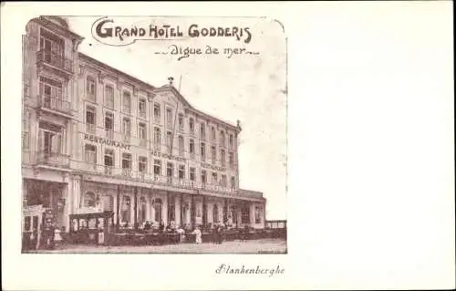 Ak Blankenberghe Blankenberge Westflandern, Grand Hotel Godderis