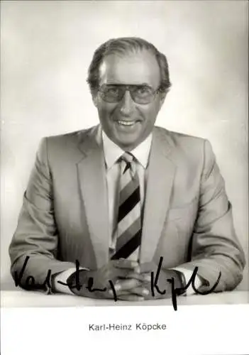 Ak Schauspieler Karl-Heinz Köpke, Portrait, Autogramm