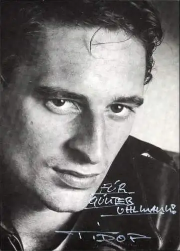 Ak Schauspieler Max Tidof, Portrait, Autogramm