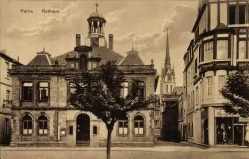 Ak Peine in Niedersachsen, Rathaus