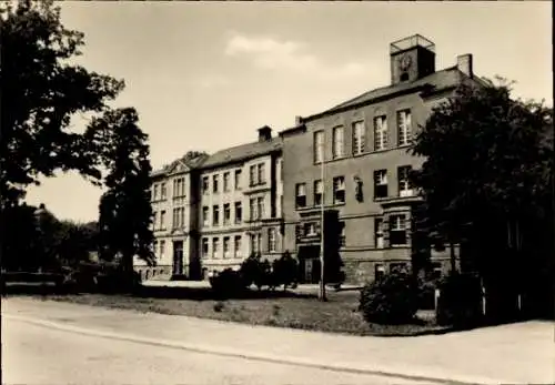 Ak Limbach Oberfrohna in Sachsen, Gerhart-Hauptmann-Schule in Oberfrohna