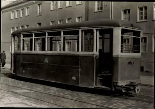 Ak Lusan Gera in Thüringen, Straßenbahn, Bw 88 Serie 87-88 Bj 1946