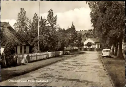 Ak Ostseebad Graal Müritz, Straßenpartie