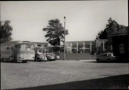 Ak Michendorf in der Mark, Raststätte, Omnibus, Autos