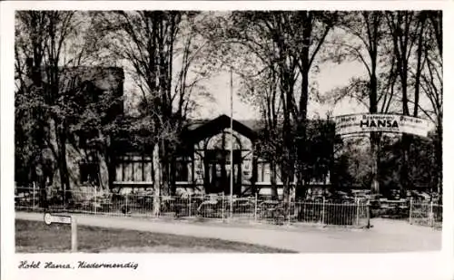 Ak Niedermendig Mendig in der Eifel, Hotel Restaurant und Pension Hansa