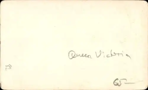 CdV Queen Victoria, Portrait