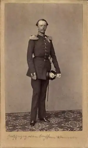 CdV Carl Alexander, Großherzog von Sachsen-Weimar-Eisenach, Portrait