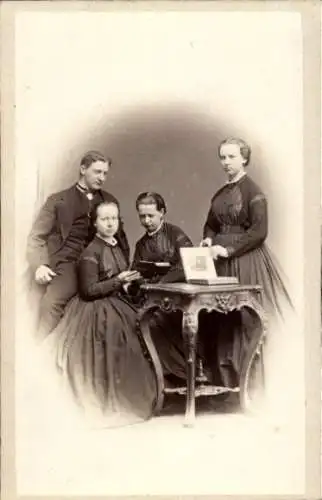 CdV Adel Bentheim-Steinfurt, Familienfoto 1867