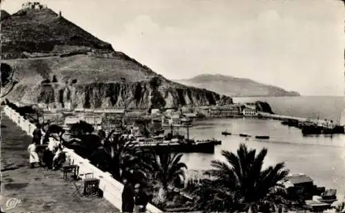 Ak Oran Algerien, Promenade de Etang