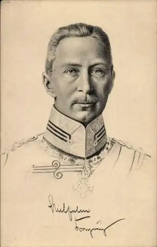 Künstler Ak Kronprinz Wilhelm von Preußen, Portrait