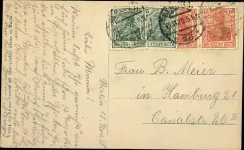 Ak Berlin Tiergarten, Zoologischer Garten, Löwe