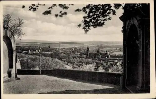 Ak Fulda in Hessen, Blick vom Frauenberg, Panorama