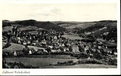 Ak Niederfischbach im Siegerland, Panorama