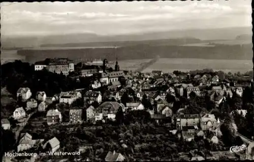 Ak Hachenburg im Westerwald, Luftbild, Panorama