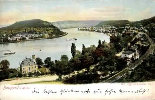 Ak Boppard am Rhein, Panorama