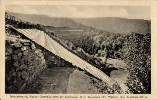 Ak Gemünd Schleiden in der Eifel, Urfttalsperre, Hotel-Restaurant an der Urfttalsperre