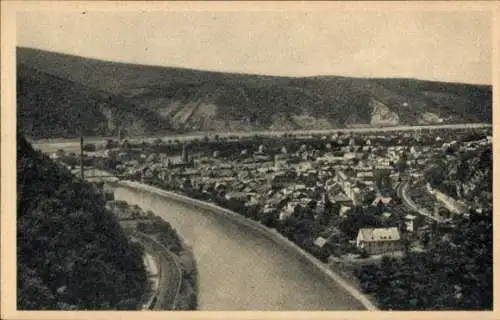 Ak Niederlahnstein Lahnstein am Rhein, Gesamtansicht