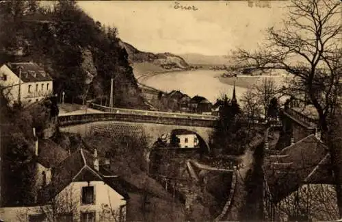 Ak Trier an der Mosel, Napoleonsbrücke, Moseltal