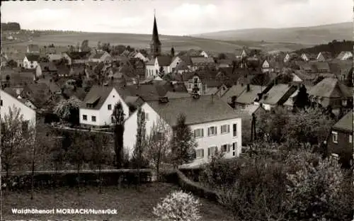 Ak Morbach im Hunsrück, Teilansicht, Kirche