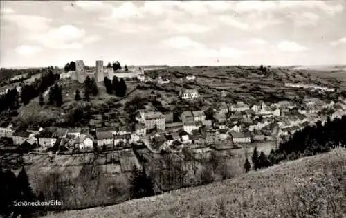 Ak Schönecken in der Eifel, Gesamtansicht