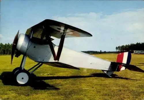 Ak Französisches Militärflugzeug Nieport II 1915