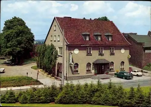 Ak Burscheid in Nordrhein Westfalen, Hotel Schützenburg, Besitzer: Kuno Adams