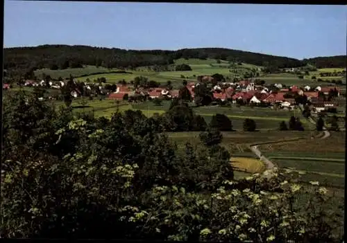 Ak Alhausen Bad Driburg in Westfalen, Gedicht, Gesamtansicht