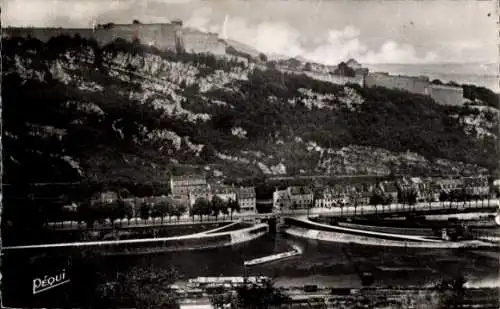 Ak Besançon les Bains Doubs, La Citadelle, cote Rivotte