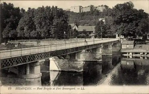 Ak Besançon Doubs, Pont Bregile, Fort Beauregard